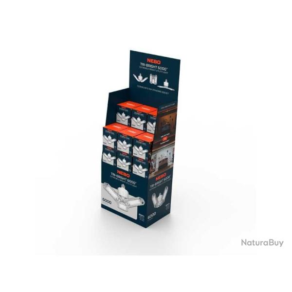 BEL1677 PRESENTOIR VIDE NEBO POUR 24 LAMPES "HIGH BRIGHT 6000" NEUF