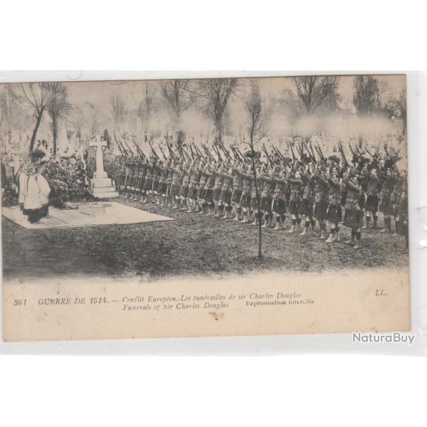 CPA - CROQUIS DE GUERRE 1914 - 323 - FUN�RAILLES SIR CHARLES DOUGLAS 14/18