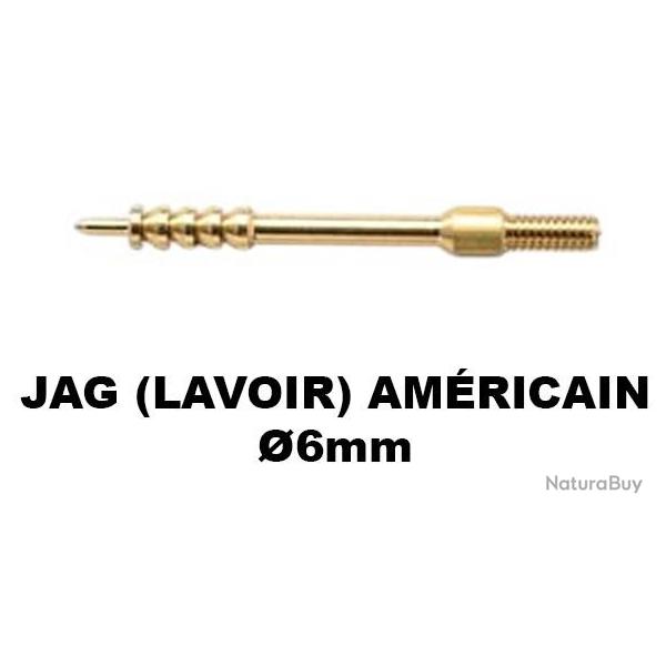 LAVOIR AMERICAIN JAG DE NETTOYAGE CALIBRE �6mm - IDEAL CALIBRE .30