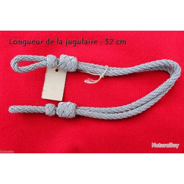 Jugulaire argent pour casquette Allemande  post WW2