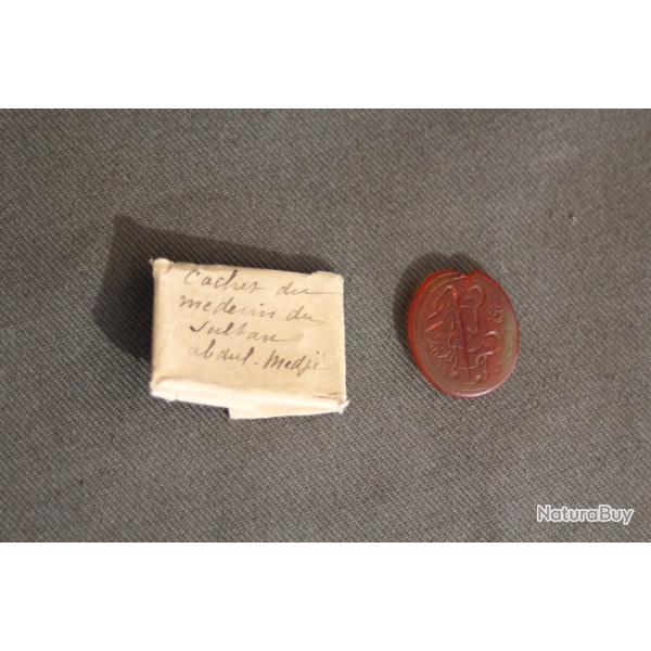 Le cachet du docteur du sultan Abdul Medjid (Abd�lmecid) - Turquie, 19�me si�cle