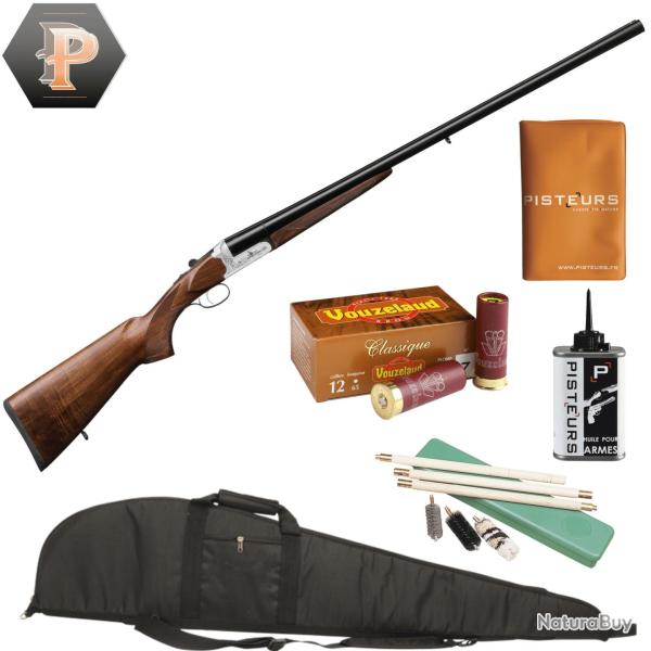 Pack Chasseur ! Fusil Yildiz El�gant Cal. 12/76 MDS + mun + fourreau + nettoyage + porte p