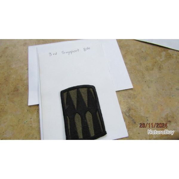 3� brigade sup infanterie patch US insigne post deuxi�me guerre am�ricain tenue combat Cor�e Vietnam