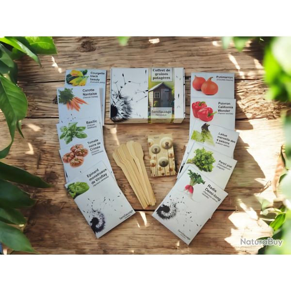 Coffret de Graines - Sp�cial Jardinier D�butant - SemiSauvage Permaculture