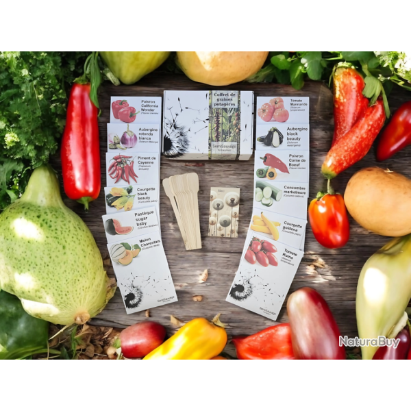 Coffret de Graines - Sp�cial L�gumes du Soleil - SemiSauvage Permaculture