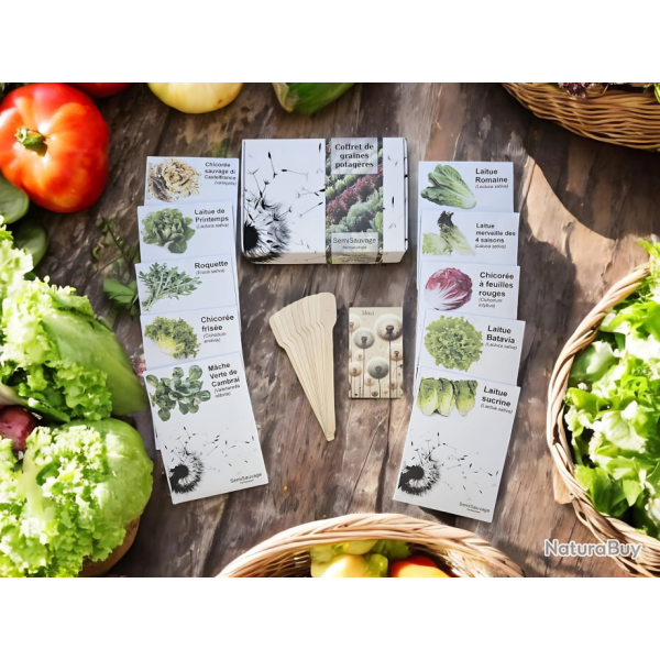 Coffret de Graines - Sp�cial Salades - SemiSauvage Permaculture