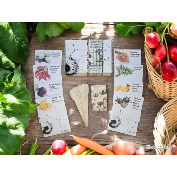 Coffret de Graines - Sp�cial Balcon & Terrasse - SemiSauvage Permaculture