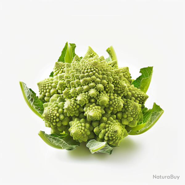 100 Graines de Chou Romanesco Natalino - SemiSauvage Permaculture