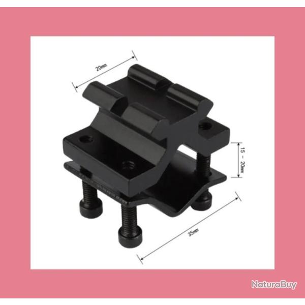 Fixation picatinny pour tout canon  13 � 22 mm