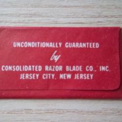 US 2&deg; WW collection GI'S &eacute;quipement lame rasoir militaire