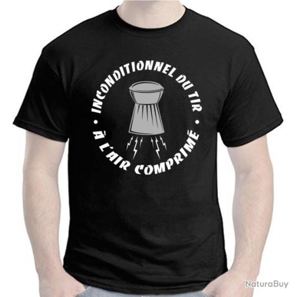 TEE SHIRT  INCONDITIONNEL DU TIR A L'AIR COMPRIM� - Diabolo cible Crosman Evanix Kral Umarex Artemis