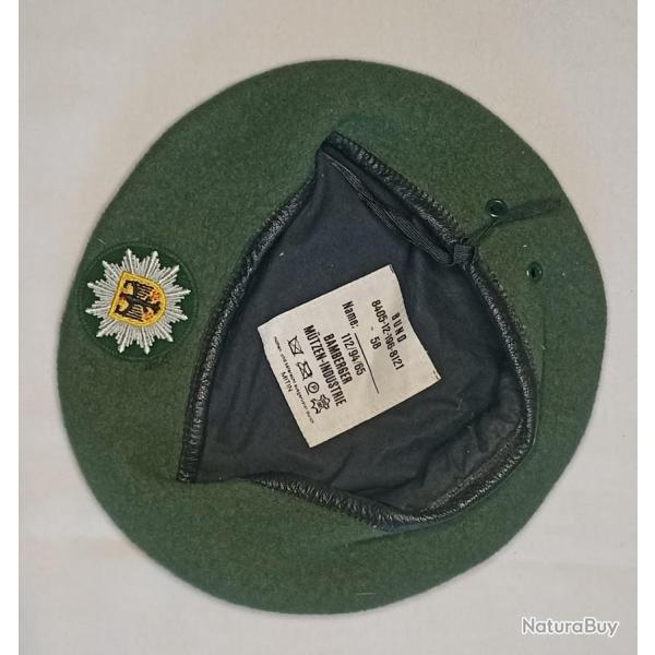 B�ret Polizei Berlin vintage taille 58