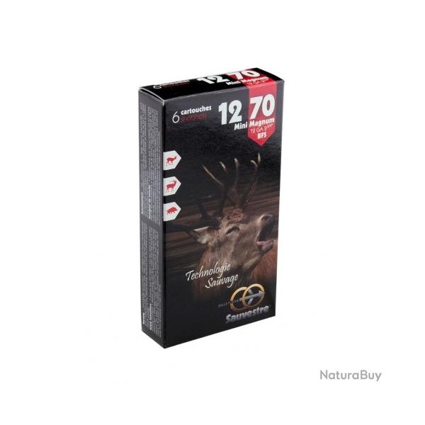 Munitions SAUVESTRE cal.12/70 balle fl�che mini magnum 22.5g par 6