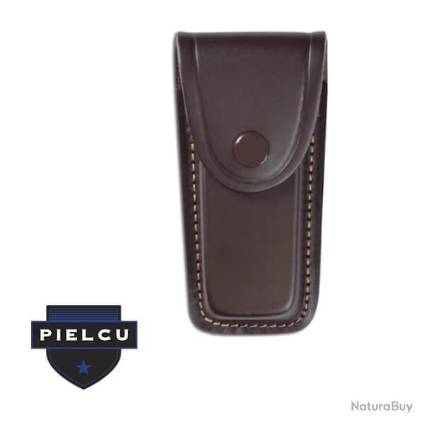 PL78210-50 Etui Cuir moul� doubl� marron fonc�