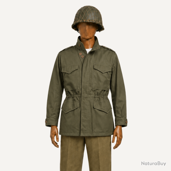 Veste US M-1943 Field jacket Premium - Militaria WW2 46 (2XL)