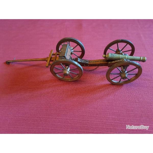 MAQUETTE D ARTILLERIE D UN MODELE DEBUT XIX EME SIECLE