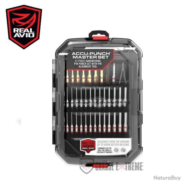 Set de Chasse Goupille REAL AVID 37 Pi�ces