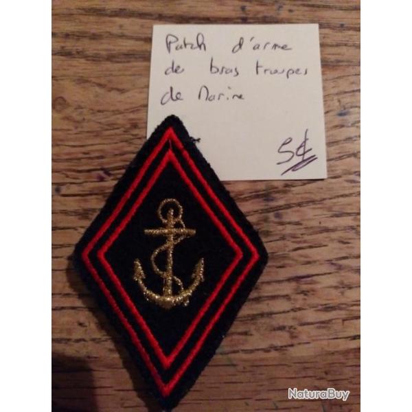 Patch d'arme de bras troupe de marine
