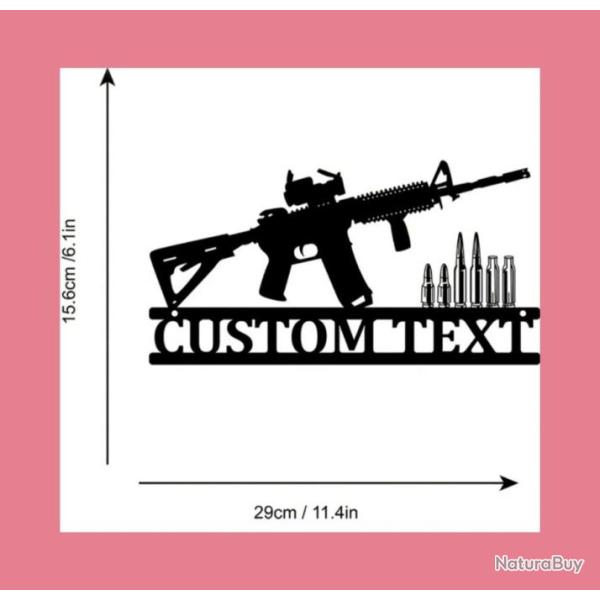 D�coration Mural fusils en fer