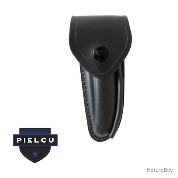 PL78225-70 Etui Pielcu cuir doubl� noir pour couteau type Laguiole
