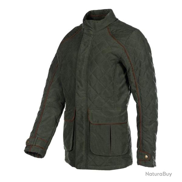 Veste matelass�e homme Vert fonc� Imperm�able coupe vent