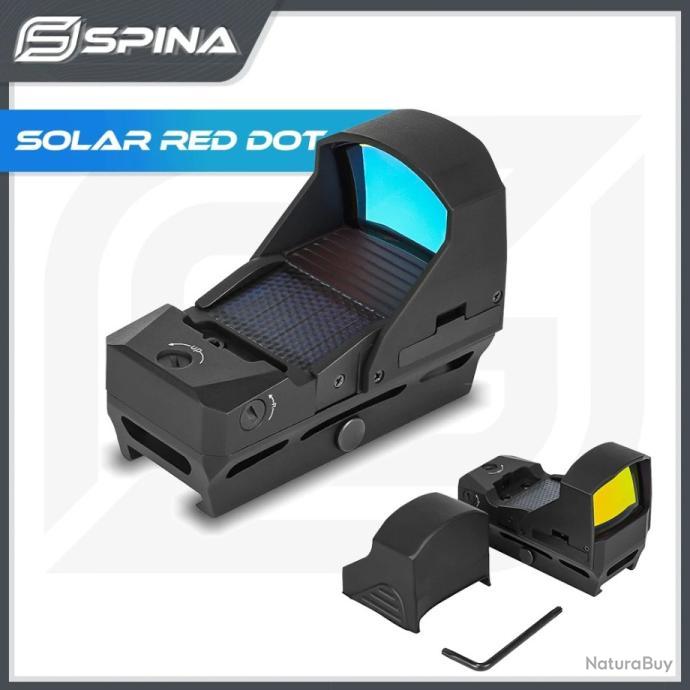 Viseur Reflex Point Vert 3 MOA SPINA OPTICS – Compatible RMR, Montage Picatinny