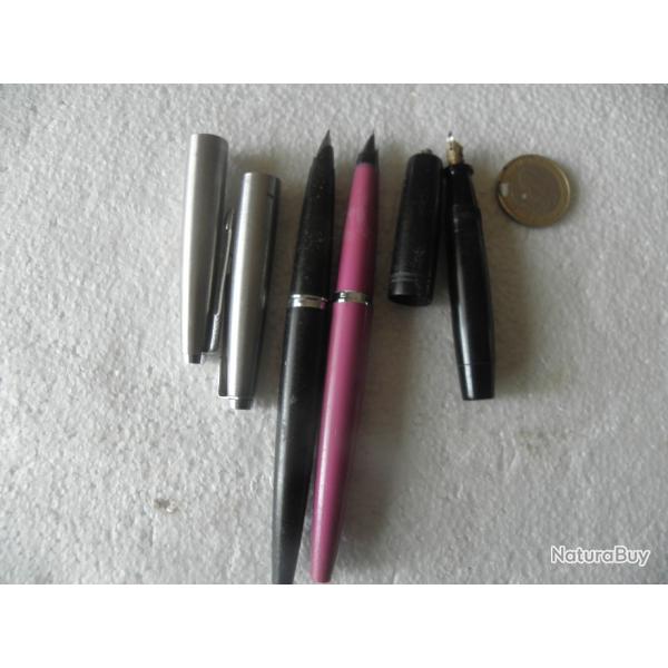 3 stylos plume 2 vintage parker 1 antique