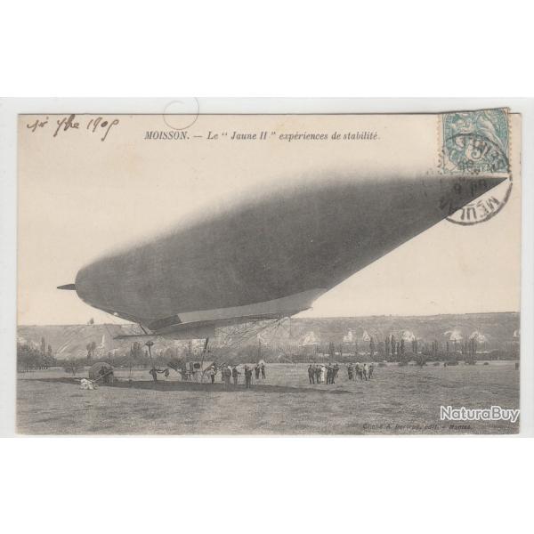 CPA MOISSON Le jaune2 experiences de stabilit� ballon
