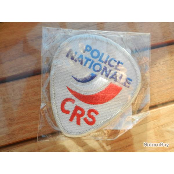 Insigne tissu CRS Police Nationale France