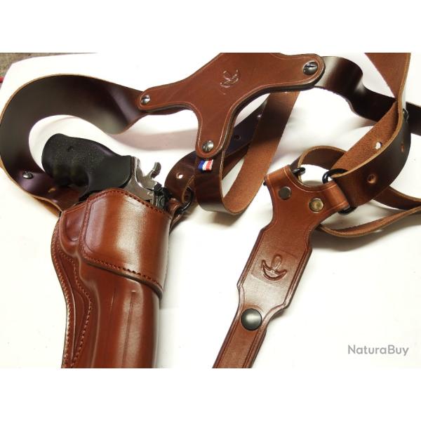 ETUI d'AISSELLE et de CEINTURON "VERSATIL" pour MR 73 (entreprise artisanale fran�aise )