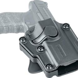 HOLSTER PADDLE POLYMERE UNIVERSEL RETENTION BOUTON