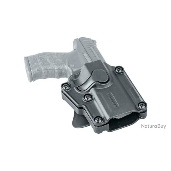 HOLSTER PADDLE POLYMERE UNIVERSEL RETENTION BOUTON