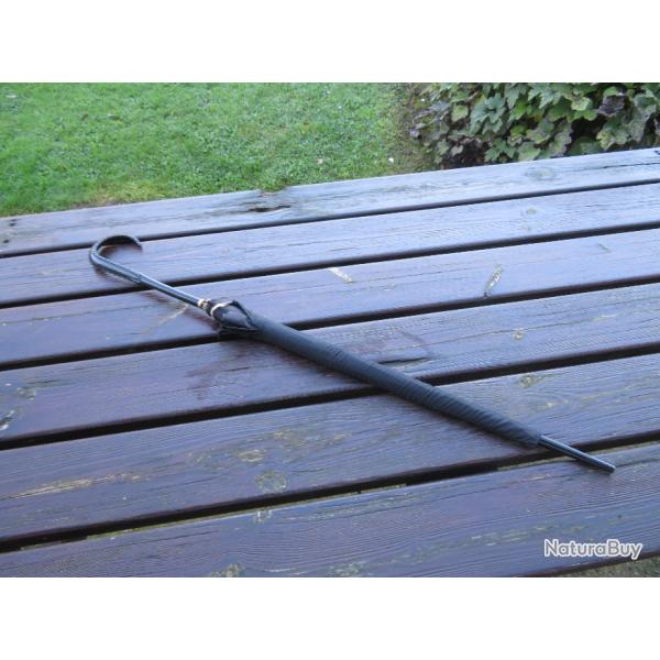 Ancien Parapluie/Ombrelle  motif de ciel de feuilles d'automne, Carven Parapluies, PARIS(Vers 1950)