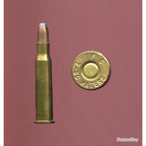 7-30 Waters -  RARE calibre Wildcat USA produit par FEDERAL - marquage : F C  7-30 WATERS