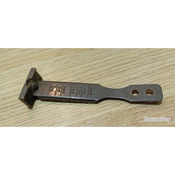 Hausse acier, ref 14.