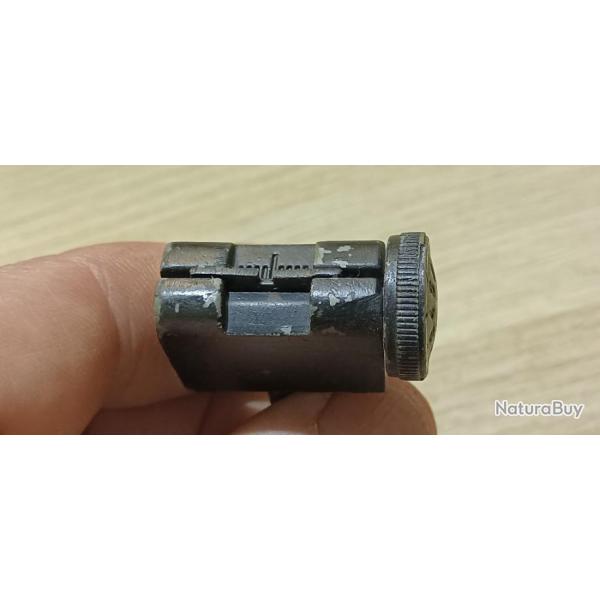 Hausse rglable pour pistolet 4,5, ref 02.