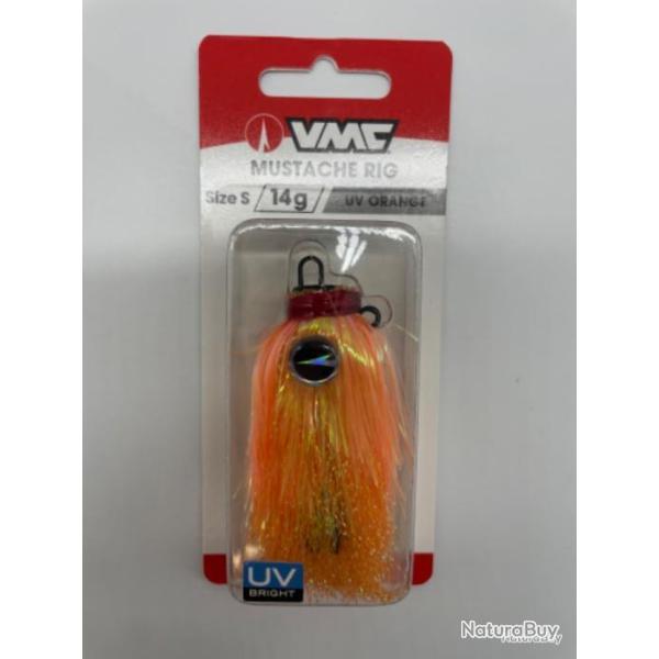 T�te plomb�e VMC mustache rig UV orange 14gr