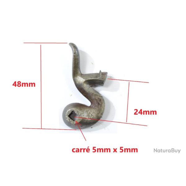 Chien pour fusil ou pistolet � poudre noire. Restauration arme ancienne (E)