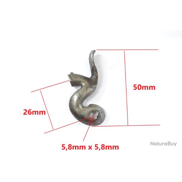 Chien pour fusil ou pistolet � poudre noire. Restauration arme ancienne (F)