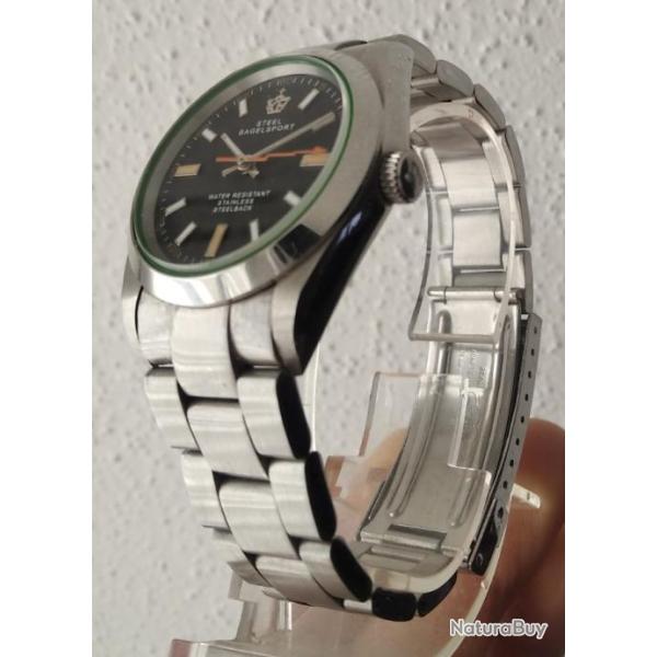 MONTRE CLASSIQUE BAGELSPORT AUTOMATIQUE DATEUR SWISS HOMMAGE NEUVE