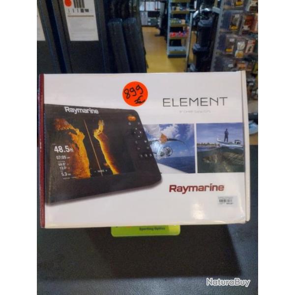 �co sondeur raymarine �l�ment 9" chirp sonar et gps