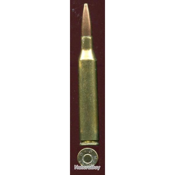 .25-06 Remington - marquage : WW SUPER  25-06 REM - courte balle cuivre pointe creuse