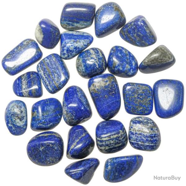 Pierres roul�es lapis lazuli - 2 � 3 cm - Lot de 2