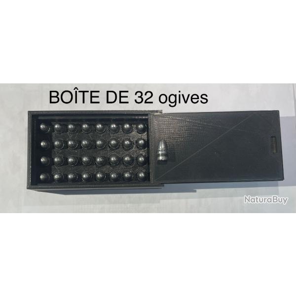 32 ogives +bo�te pour BULLDOG cal357