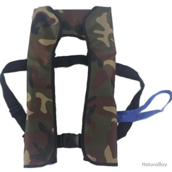 Gilet de Sauvetage Gonflable Automatique Flottabilit� 150N Nylon Unisexe Vert