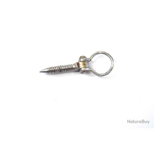 Grenadi�re anneau ancien � visser pour crosse de fusil, Battant de bretelle