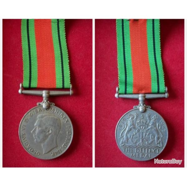 ROYAUME-UNI - M�daille DEFENCE MEDAL 1939 1945