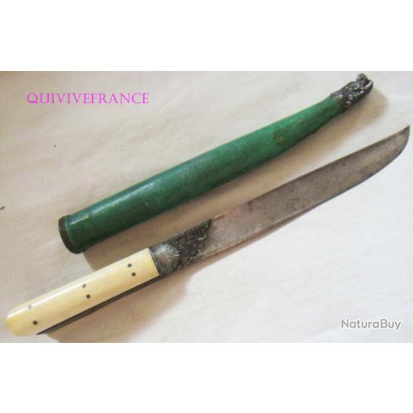 AB3063 - COUTEAU CRETOIS - GRECE BALKANS - D�but XIXe.