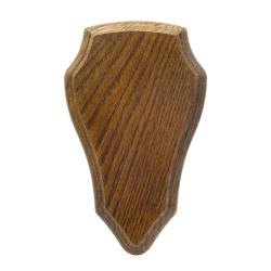 Ecusson Januel en ch&ecirc;ne dor&eacute; pour chevreuil de 200mm x 120mm