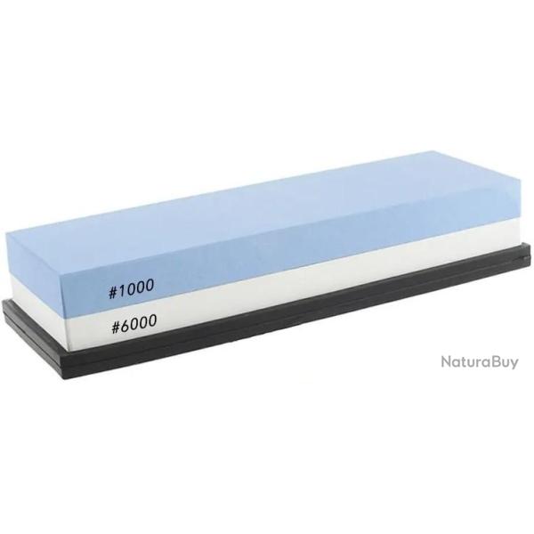 PIERRE A AIGUISER 1000/6000 + ANGLE DE LAME